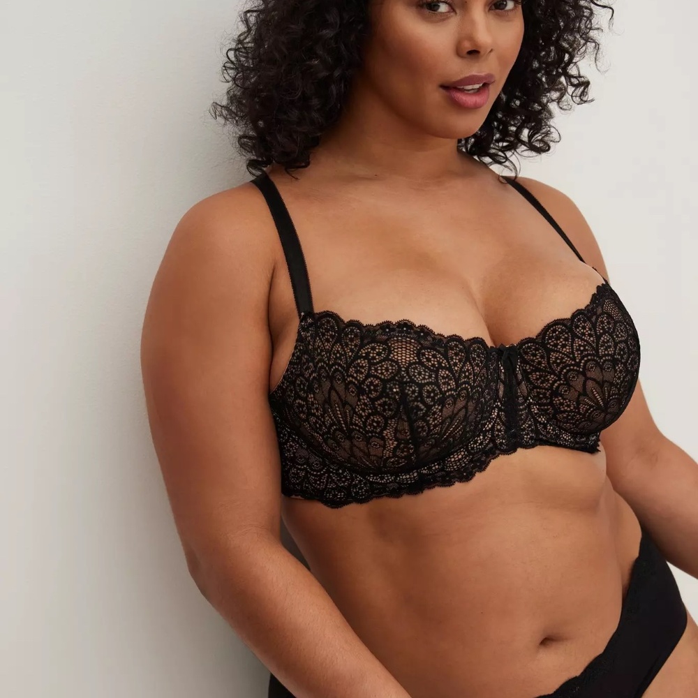 Torrid Peacock Lace Balconette Bra 50DD
